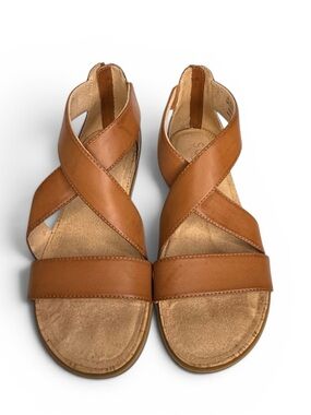 Soul Naturalizer Brown Leather Strappy Sandals Size 8.5W